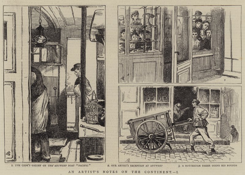 Aantekeningen van een Kunstenaar op het Continent-I door Alfred Chantrey Corbould