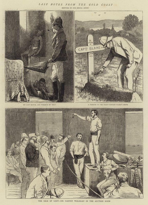 Laatste Notities van de Goudkust door Alfred Chantrey Corbould