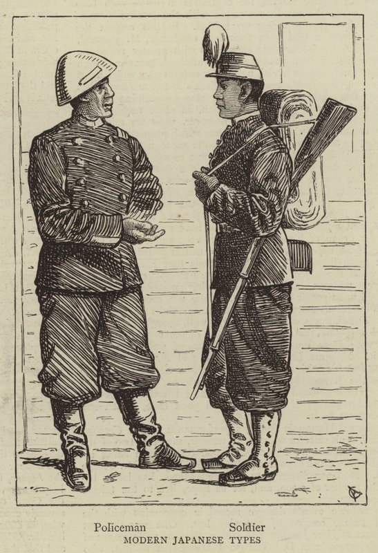 Moderne Japanse Typen door Alfred Chantrey Corbould