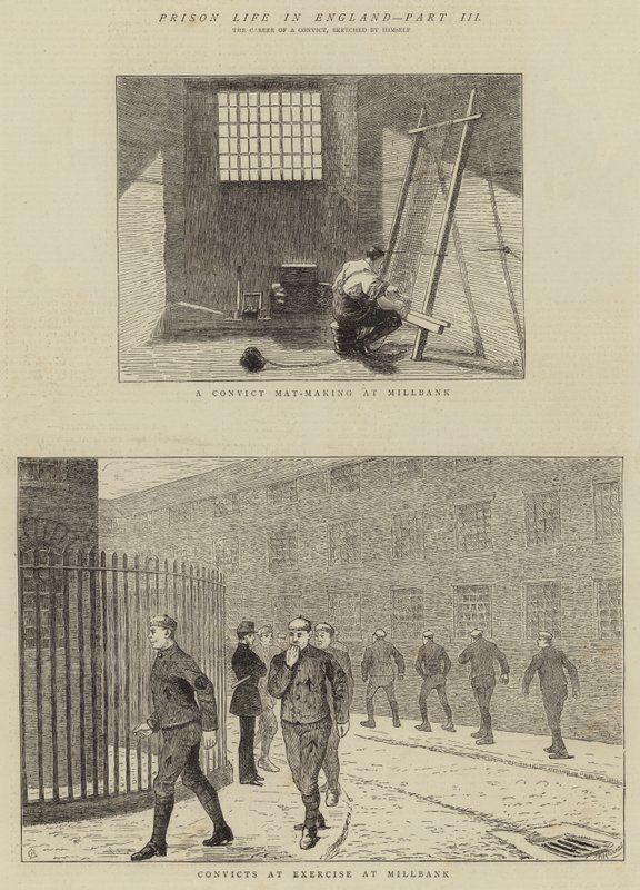 Gevangenisleven in Engeland, Deel III door Alfred Chantrey Corbould