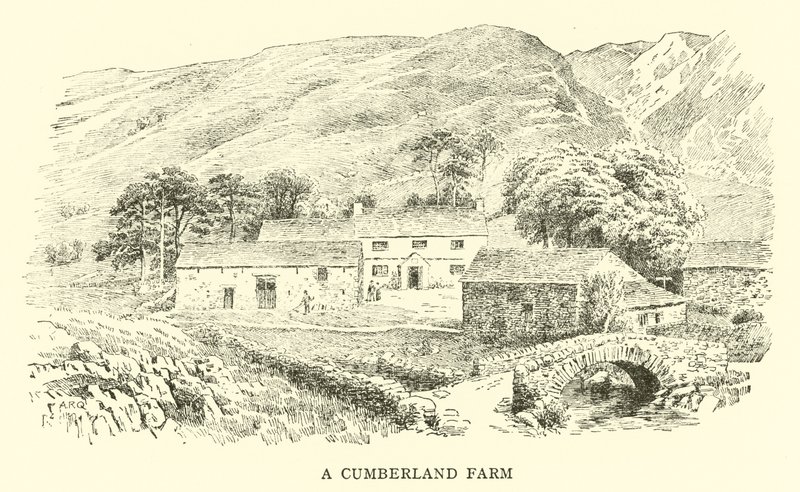 Een boerderij in Cumberland door Alfred Robert Quinton