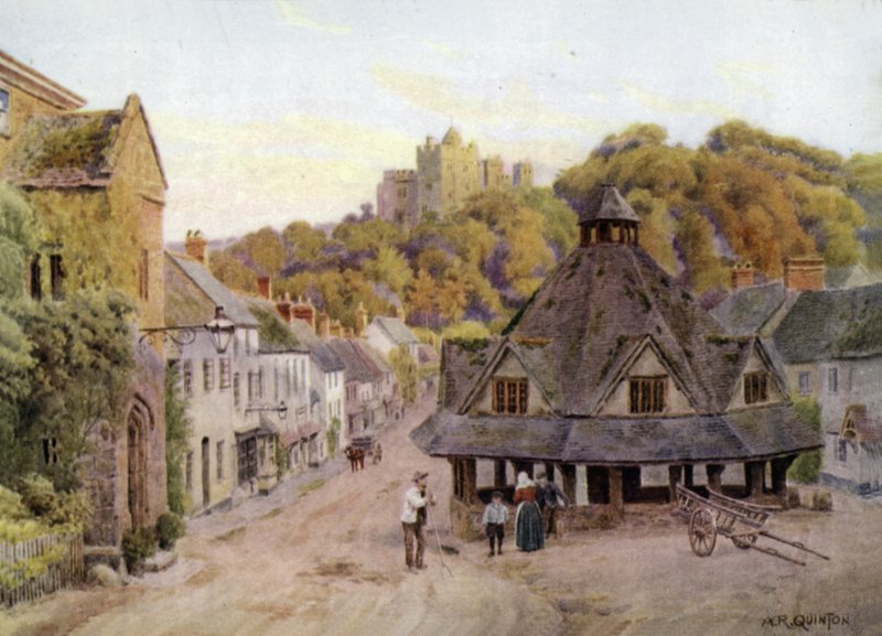 Dunster, Somerset door Alfred Robert Quinton