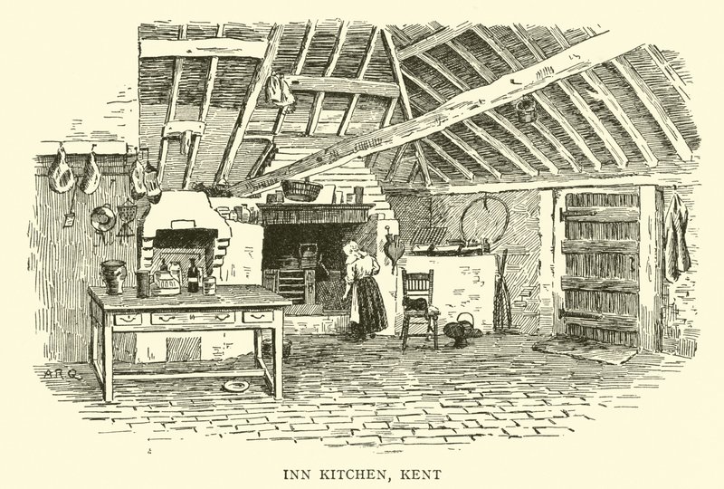 Herbergkeuken, Kent door Alfred Robert Quinton