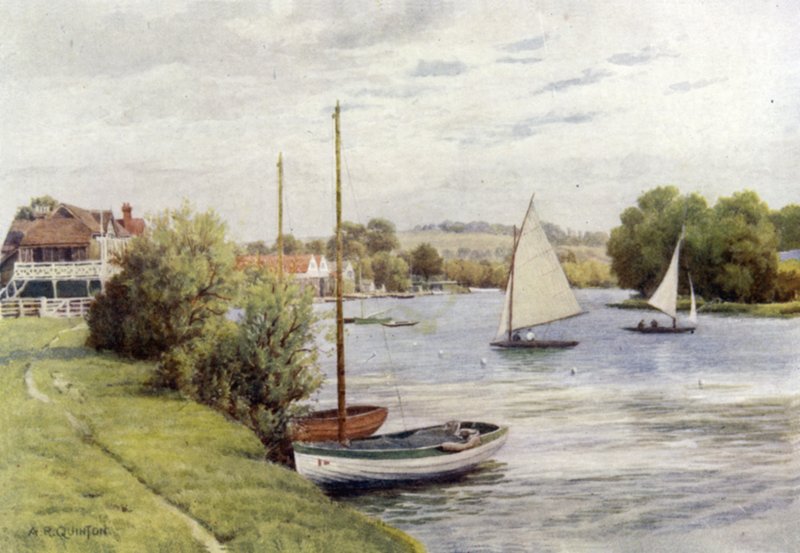 Raceboten, Bourne End door Alfred Robert Quinton