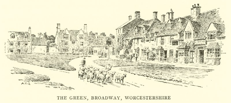 Het Groene, Broadway, Worcestershire door Alfred Robert Quinton