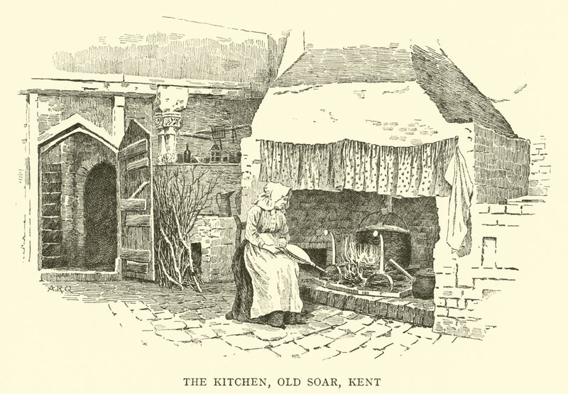 De Keuken, Old Soar, Kent door Alfred Robert Quinton