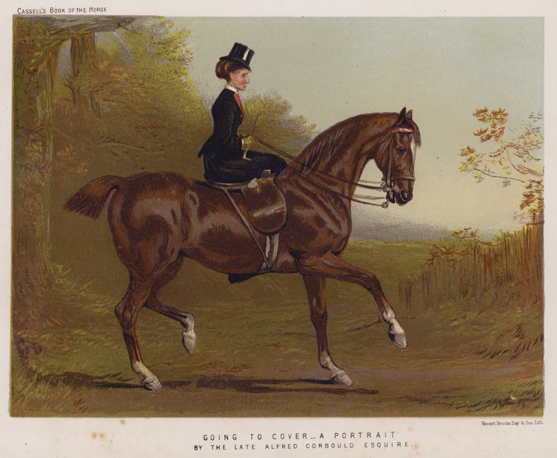 Op weg naar de dekking door Alfred Chantrey Corbould