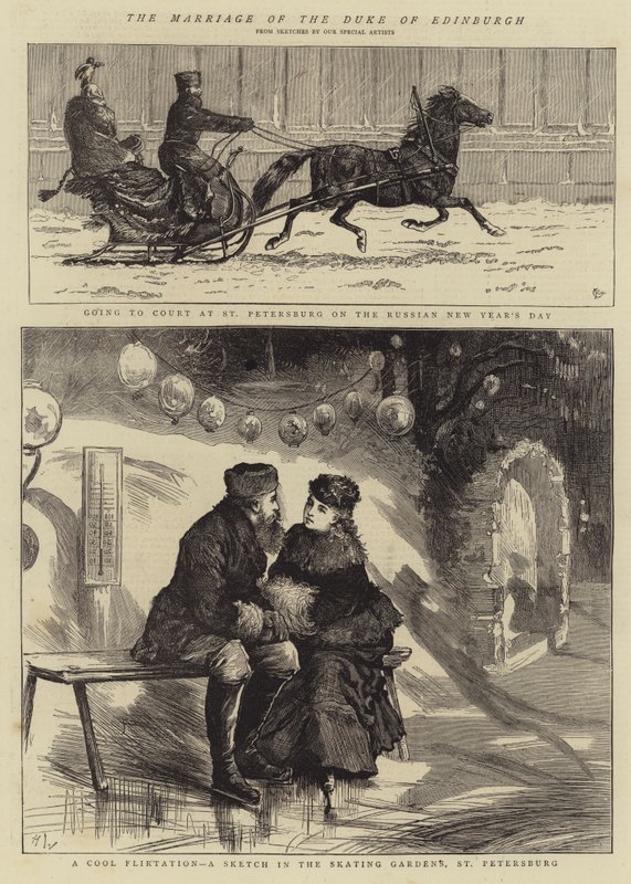 Het Huwelijk van de Hertog van Edinburgh door Alfred Chantrey Corbould