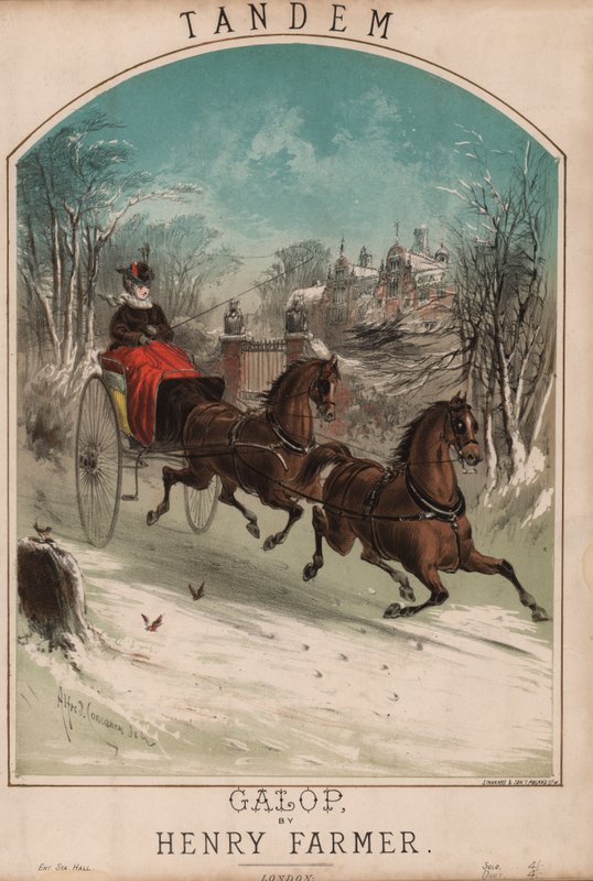Tandem door Alfred Concanen
