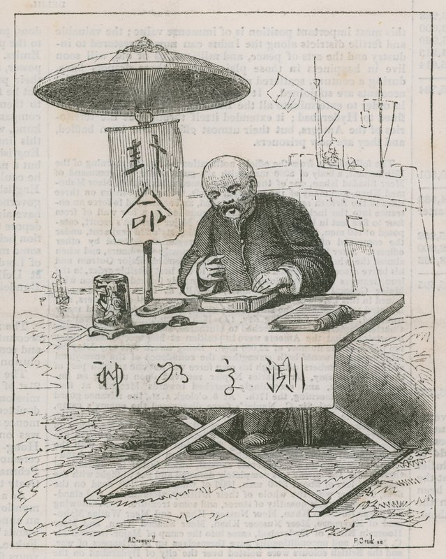 Chinese Schrift; Een Bezoek aan de Chinese Collectie door Alfred Crowquill