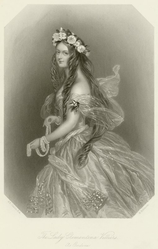 Lady Clementina Villiers door Alfred Edward Chalon