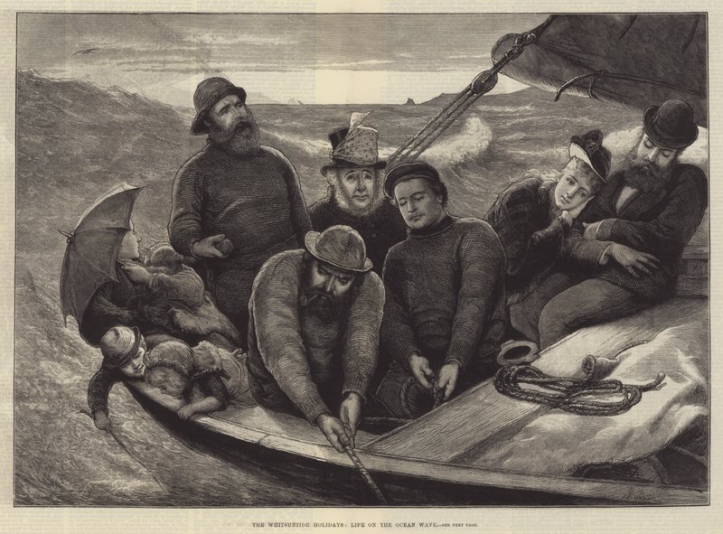 De Pinkstervakantie, Leven op de Oceaangolf door Alfred Edward Emslie