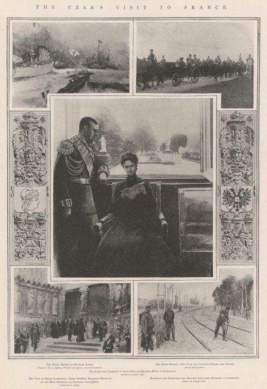 Het Bezoek van de Tsaar aan Frankrijk door Alfred Hugh Fisher