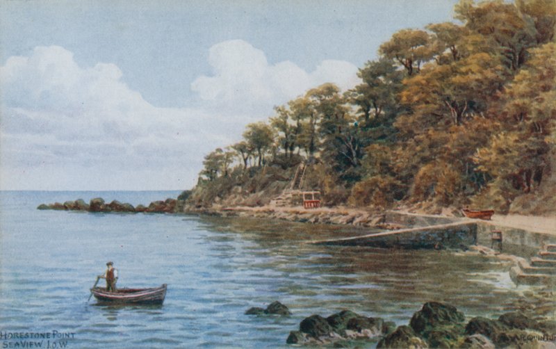 Horestone Point, Zeezicht, I O W door Alfred Robert Quinton