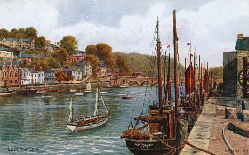 Looe, De Kade door Alfred Robert Quinton