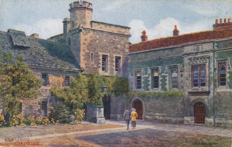 Buitenhof, Winchester College door Alfred Robert Quinton