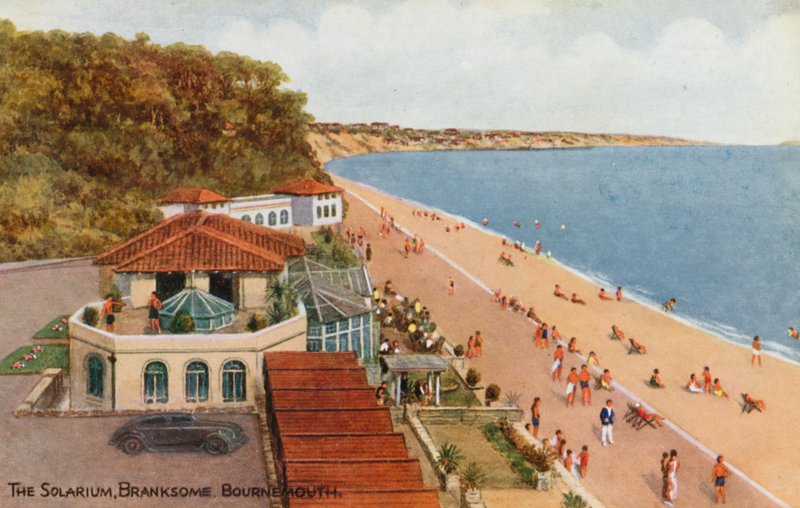 Het solarium, Branksome, Bournemouth door Alfred Robert Quinton