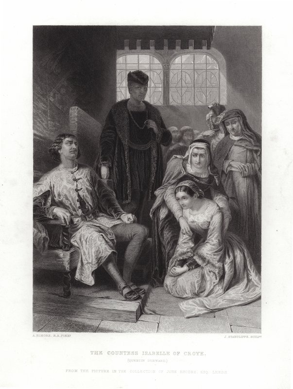 Gravin Isabelle van Croye door Alfred W. Elmore