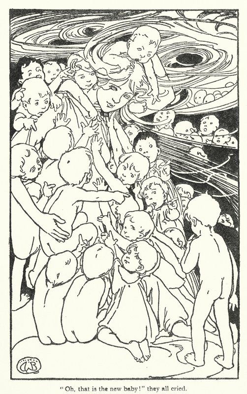 Illustratie voor The Water-Babies door Charles Kingsley door Alice Bolingbroke (after) Woodward