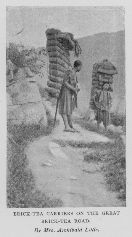 Brick-Tea-dragers op de Grote Brick-Tea-weg door Alicia Little