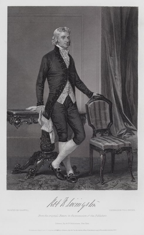 Robert R Livingston door Alonzo (after) Chappel