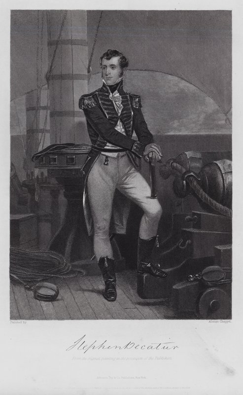 Stephen Decatur door Alonzo (after) Chappel