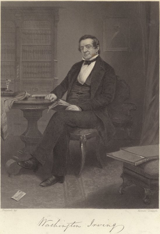 Washington Irving door Alonzo Chappel