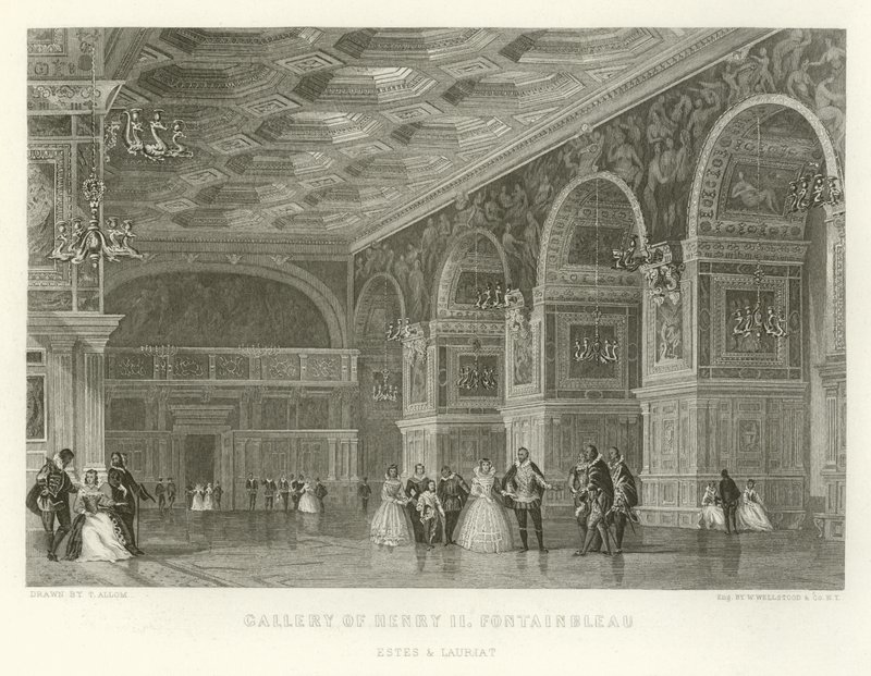 Galerij van Hendrik II, Fontainebleau door Alphonse Marie de Neuville