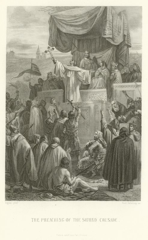 De prediking van de Tweede Kruistocht door Alphonse Marie de Neuville