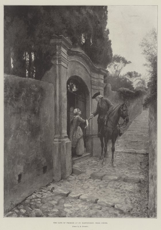 De Poort van Belofte bij St. Barthelemy, nabij Cimiez door Amedee Forestier