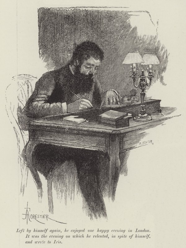 Blinde Liefde, door Wilkie Collins door Amedee Forestier