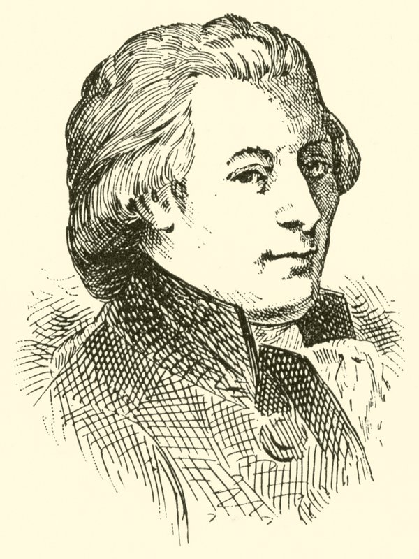 Wolfgang Amadeus Mozart, 1756-1791 door American School