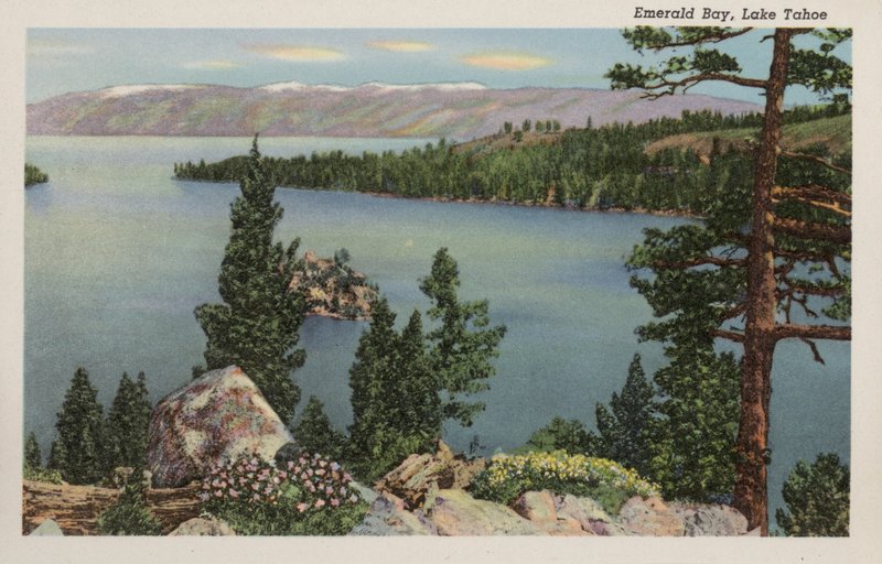 Californië: Emerald Bay, Lake Tahoe door American Photographer (after)