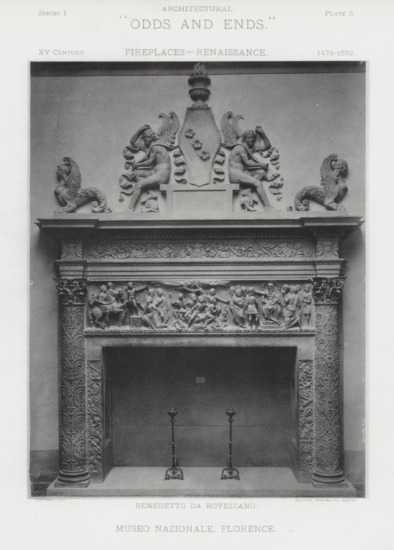 Open haard: Museo Nazionale, Florence door American Photographer (after)