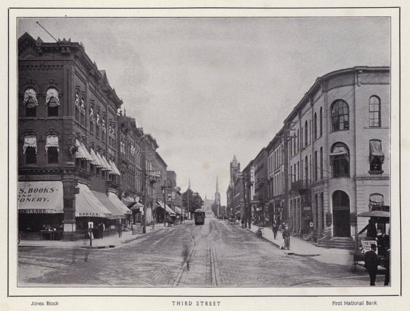 Jamestown, NY: Derde Straat door American Photographer (after)