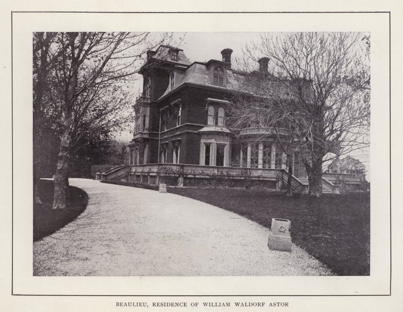 Newport, Rhode Island: Beaulieu, Residentie van William Waldorf Astor door American Photographer (after)