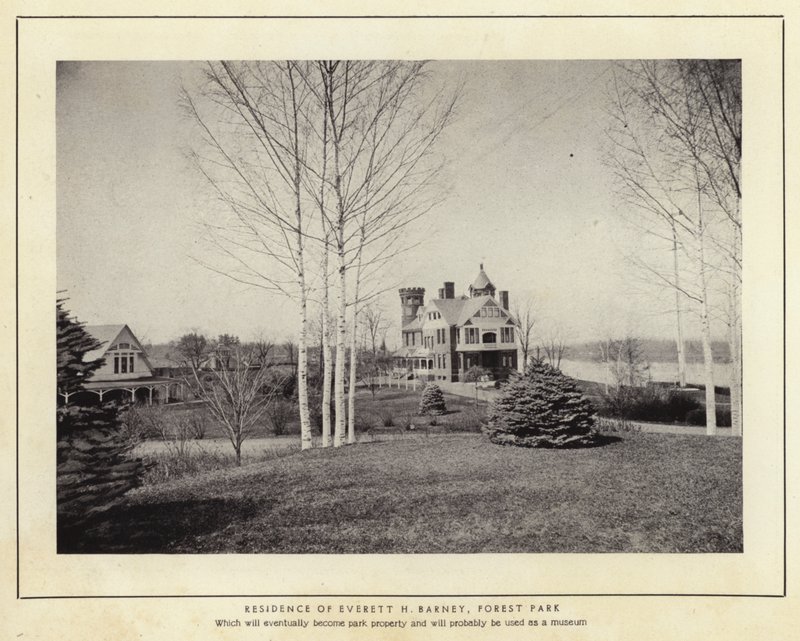 Springfield, Massachusetts: Woning van Everett H Barney, Forest Park door American Photographer (after)