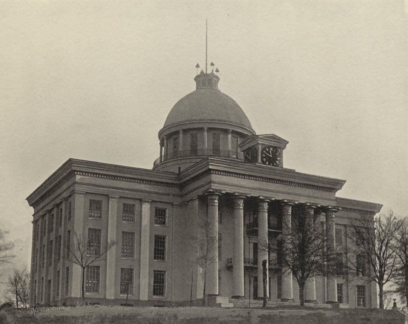 Staatskapitoolgebouw in Montgomery, Alabama door American Photographer (after)
