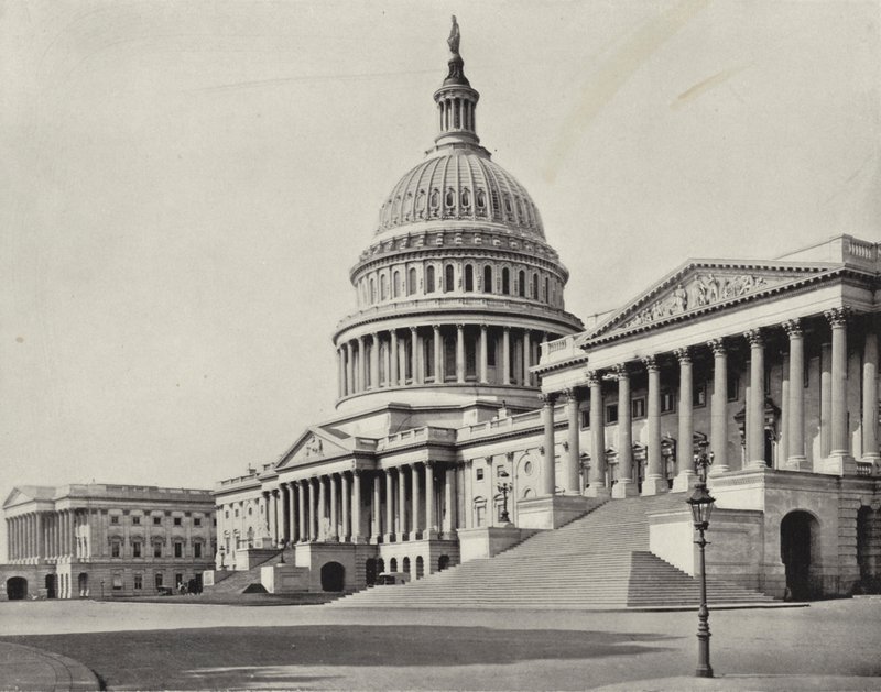 Het Capitool in Washington door American Photographer (after)