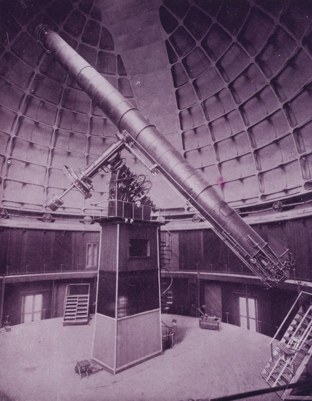 De grote telescoop, in Lick Observatory door American Photographer (after)