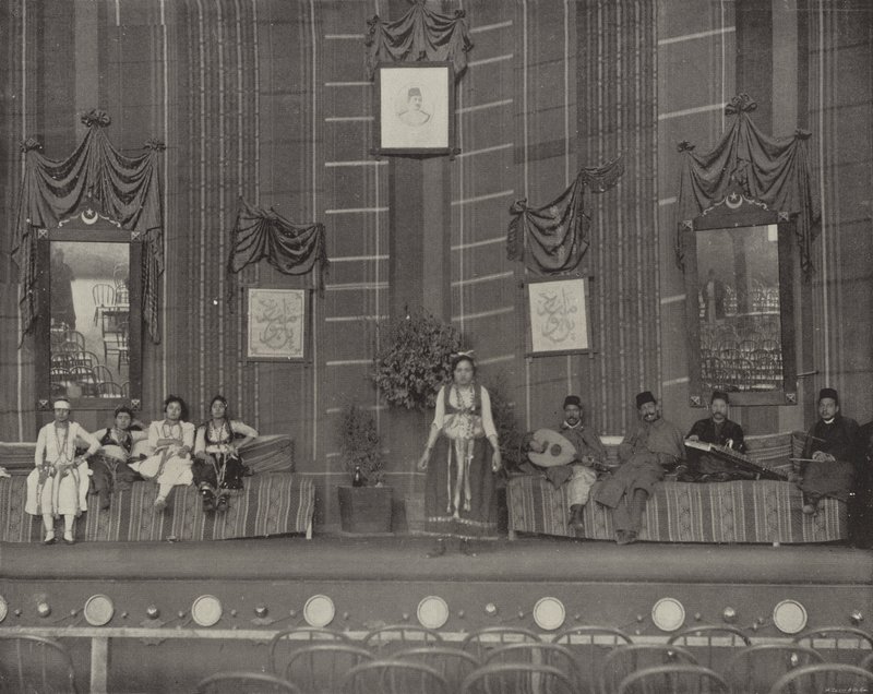 Een Dans in de Straat van Cairo Theater door American Photographer