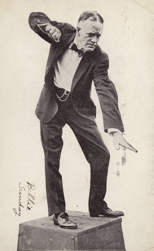 Billy Sunday (z/w foto) door American Photographer