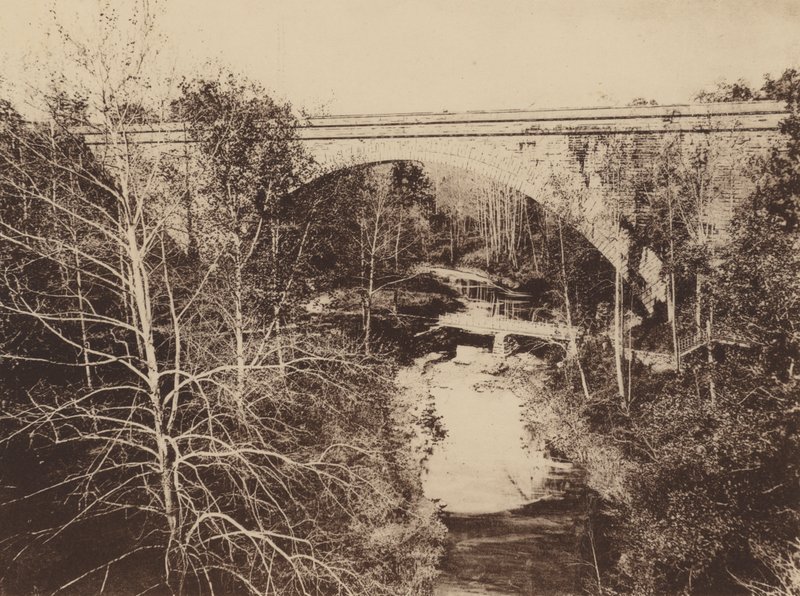 Cabin John Bridge (zwart-wit foto) door American Photographer