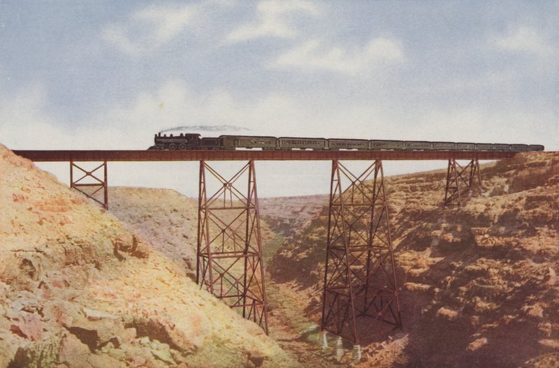 Canyon Diablo, Arizona (gekleurde foto) door American Photographer