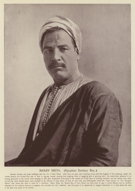 Hasan Shita, Egyptische Ezeljongen door American Photographer