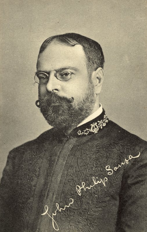John Philip Sousa (z/w foto) door American Photographer
