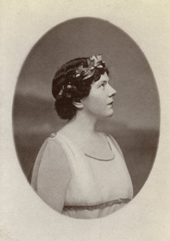 Louise Homer, als Orpheus, in "Orfeo Ed Euridice" (z/w foto) door American Photographer