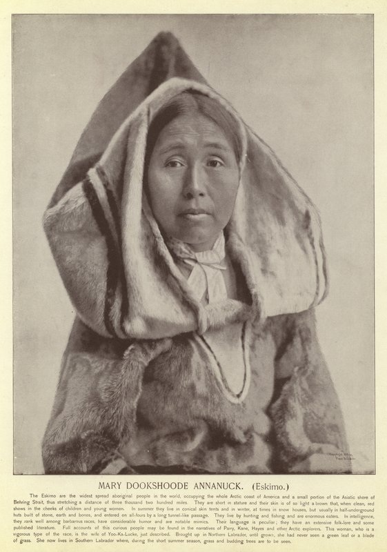 Mary Dookshoode Annanuck, Eskimo door American Photographer