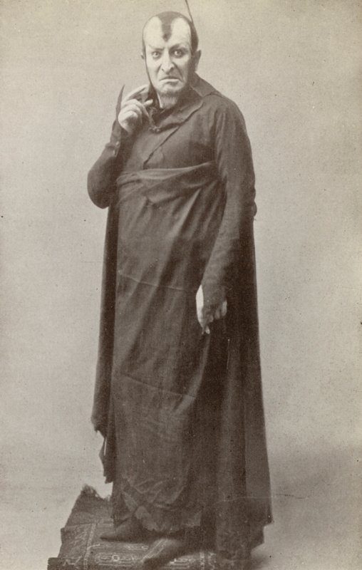 Maurice Renaud, als "Mefistofele" (z/w foto) door American Photographer