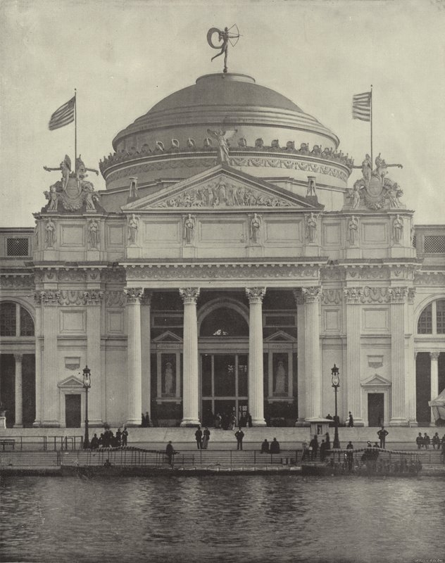 Noordportiek van het Landbouwgebouw door American Photographer